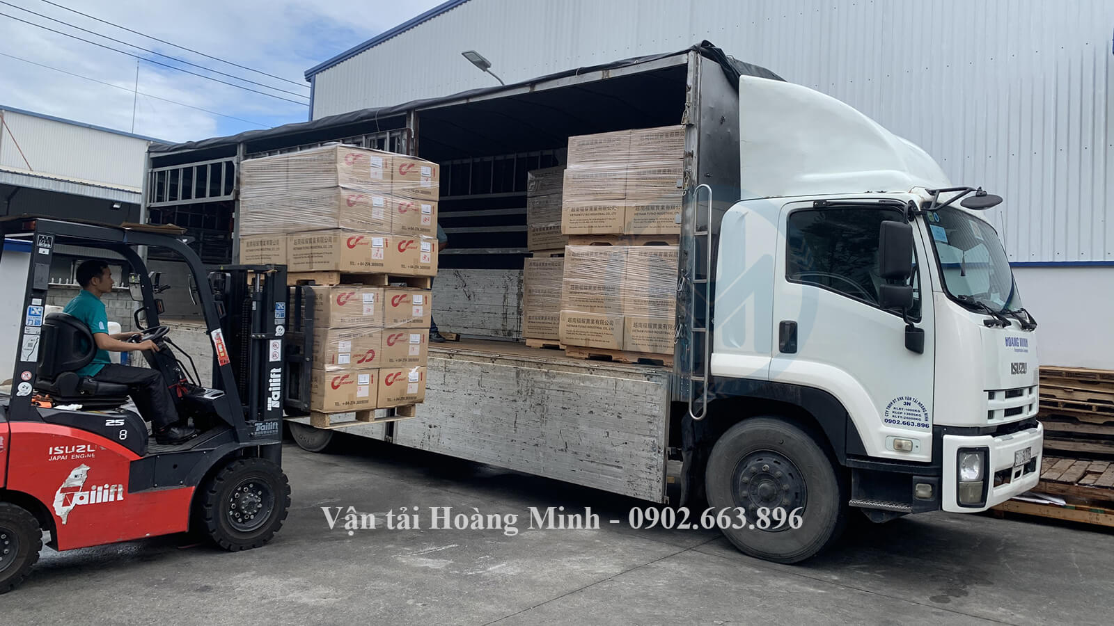 Kích thước thùng xe các loại xe tải chở hàng Quận 1 của Vận tải Hoàng Minh