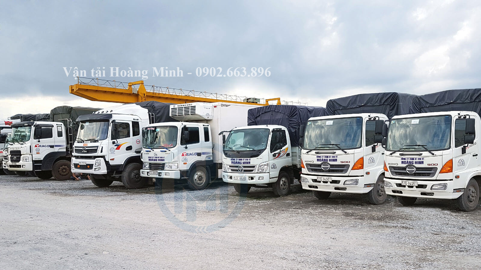 Vận tải Hoàng Minh cho thuê các loại xe tải vận chuyển nào